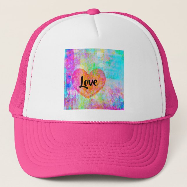 Casquette Boho Heart Love (Devant)