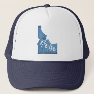 Casquette Boise, Idaho Wood Grain