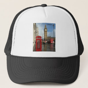 Casquette Boîte de téléphone de Londres et Big Ben (St.K)