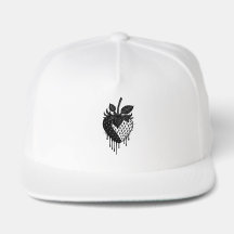 Bold Vibrant Strawberry Digital Artwork Design