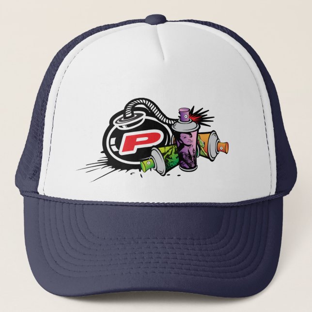 Casquette Bombe cerise de Prank (Devant)