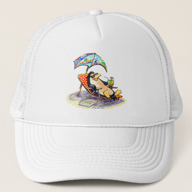 Casquette bon à rien de plage (Devant)