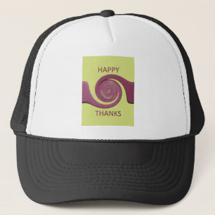 Casquette Bon thanksgiving Golden Jaune tourbillon design.pn