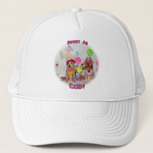 Casquette Bonbon à golden retriever comme sucrerie