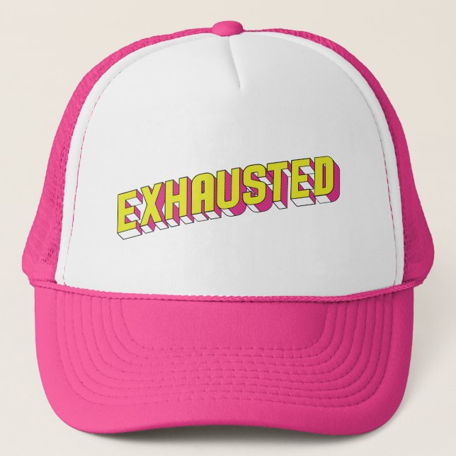 Casquette Boné "Exhausted" (Devant)