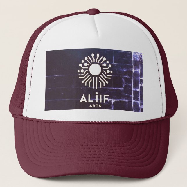 Casquette Bone Logo Geométrico Allif Arts **tie-dye** (Devant)