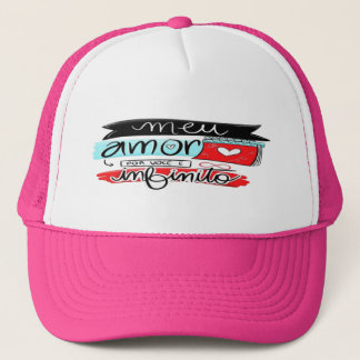 CASQUETTE BONE MEU AMOR POR VOCÉ É INFINITO