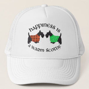 Casquette Bonheur des Tériers Écossais Noirs
