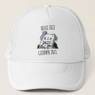 Casquette Bonjour 2022 Adieu 2021 Repos in Peace 2022