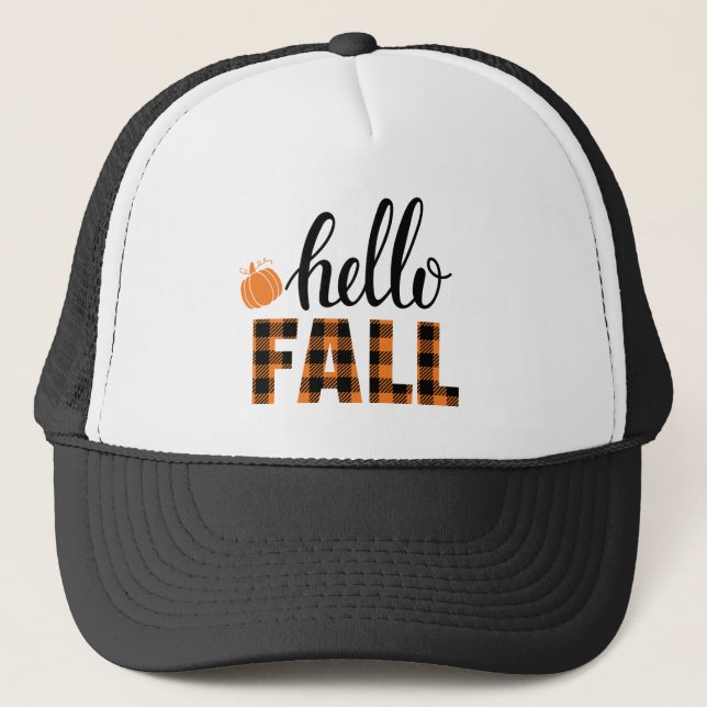 Casquette Bonjour automne (Devant)