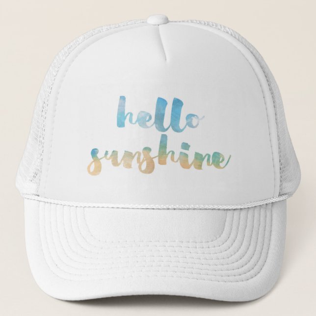 Casquette Bonjour habillement de soleil (Devant)