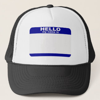 Casquette Bonjour, mon nom est…