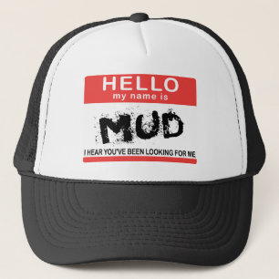 Casquette Bonjour mon nom est boue