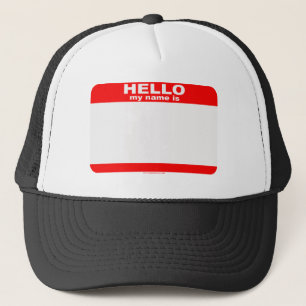 Casquette Bonjour mon nom est VIDE