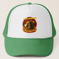 Bonjour Soleil Bigfoot Café Humour Art