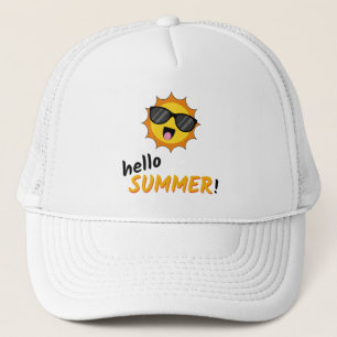 Casquette Bonjour Summer Sun avec lunettes de soleil