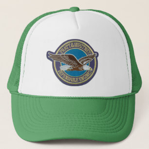Casquette Bonnet Trucker Importé - Aviation Pratt et Whitne