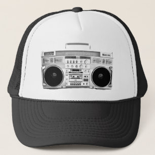 Casquette Boom Box Ghetto Blaster 80s les années 70 Joueur C