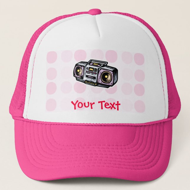 Casquette Boombox mignon (Devant)