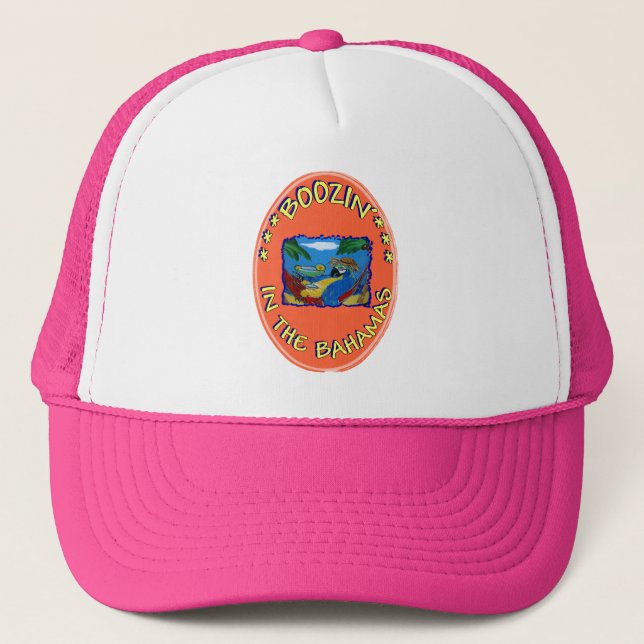 CASQUETTE BOOZIN' DANS LES BAHAMAS (Devant)