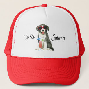 Casquette Bordure d'été Collie Trucker Chapeau