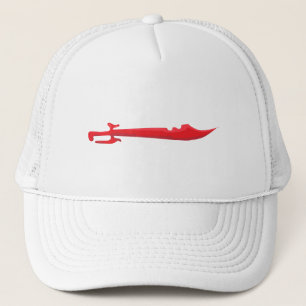 Casquette Bordure Écarlate – Conception d'Épée Intense