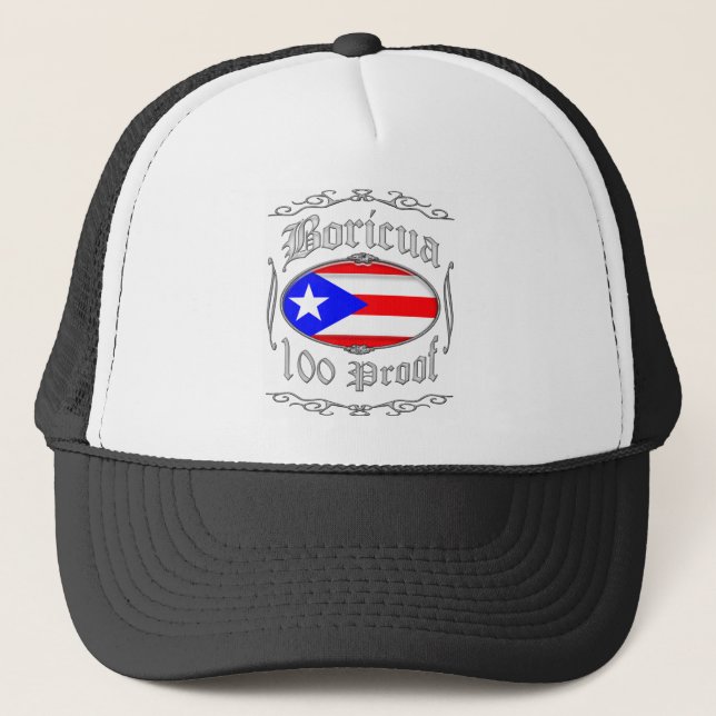 Casquette Boricua 100 Proof2 (Devant)
