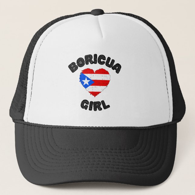 Casquette Boricua Girl Porto Rico (Devant)