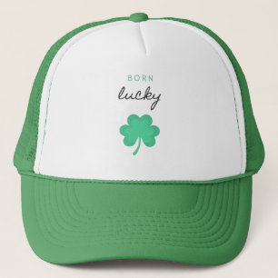 casquette "BORN LUCKY SHAMROCK"