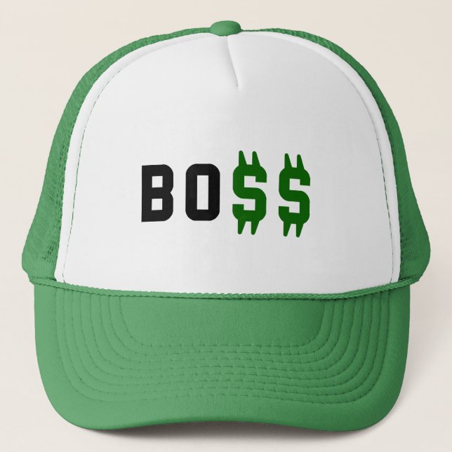Casquette Boss, Bo$$ (Devant)