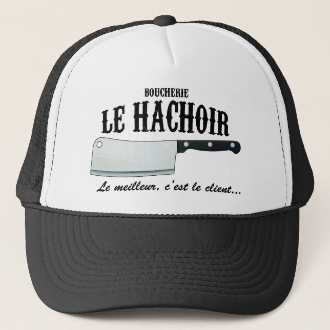 Casquette Boucherie le Hachoir (Devant)