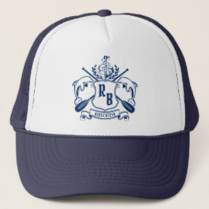Casquette Bouclier côtier d'aviron d'Ancre de dauphins