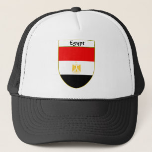 Casquette Bouclier de drapeau de l'Egypte