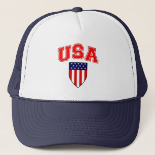 Casquette Bouclier du drapeau américain patriotique U.S.A