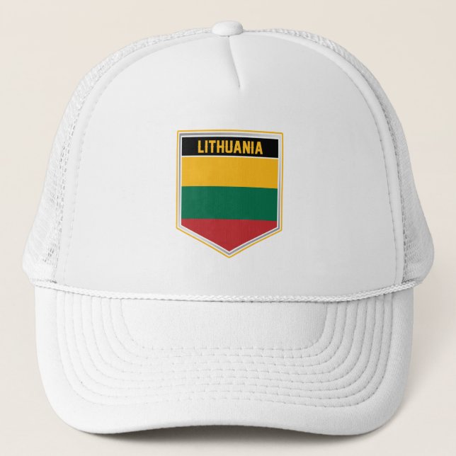 Casquette Bouclier indicateur Lituanie (Devant)
