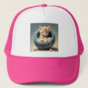 Casquette "Bouddles douillets : La retraite laineuse du chat