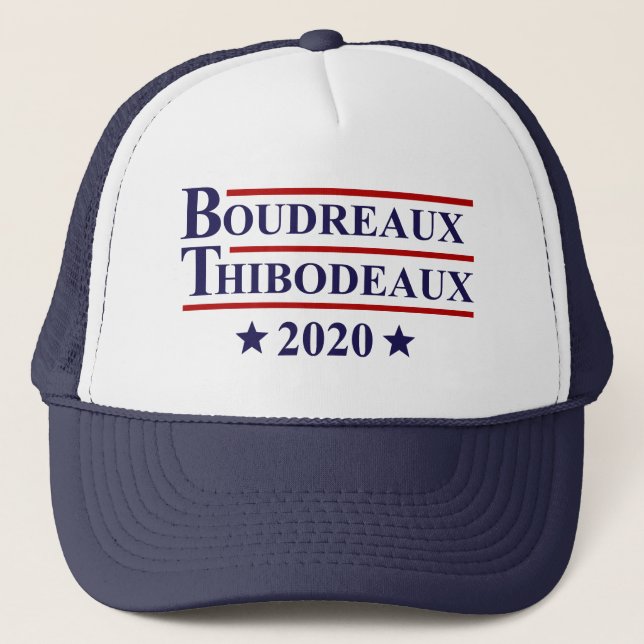 Casquette Boudreaux & Thibodeaux Élection Louisiane 2020 (Devant)
