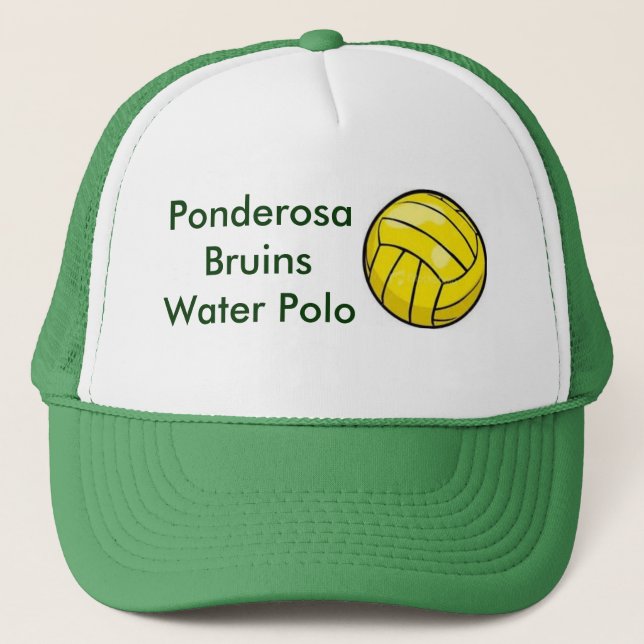 Casquette boule de polo, polo d'eau d'ours bruns d'Eurasie (Devant)