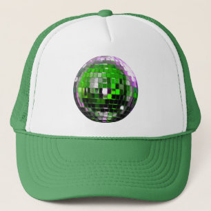 Casquette Boule Disco Metallic Vert