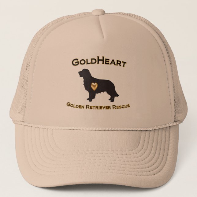 Casquette Boule Gap de GoldHeart avec un coeur d'or (Devant)