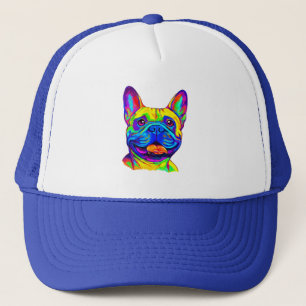 Casquette Bouledogue français en couleurs