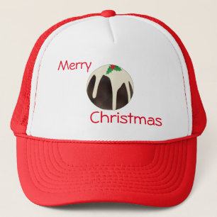 Casquette Boules de pelouse Pudding de Noël,