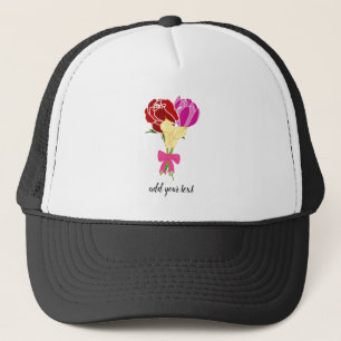 Casquette Bouquet de fleurs de personnaliser