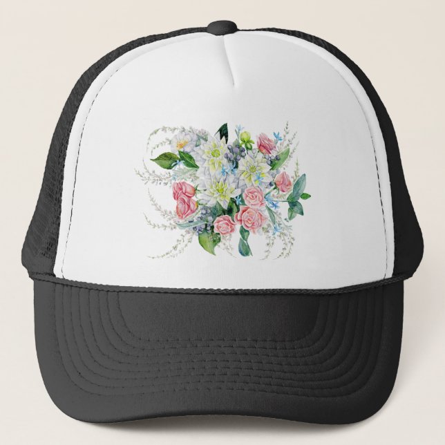 Casquette Bouquet floral (Devant)