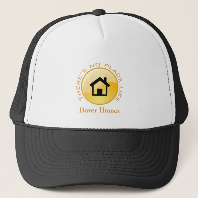 Casquette Bouton Pas d'endroit comme la maison (Devant)