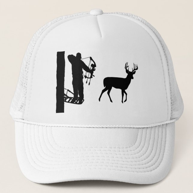 Casquette Bowhunter dans des cerfs communs de tir de (Devant)