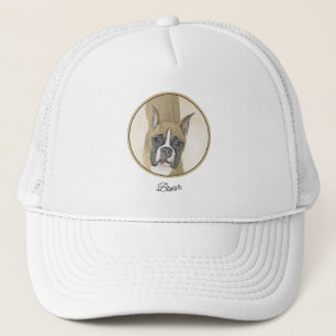 Casquette Boxer Peinture - Cute Original Chien Art