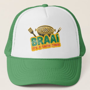 Casquette Braai C'est un truc de safra - Cadeau de barbecue 