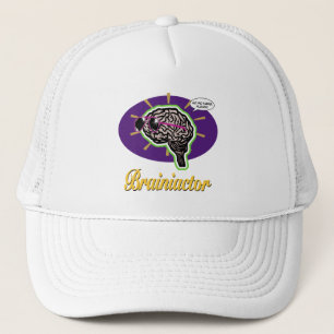 Casquette Brainiacteur violet ovale