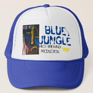 CASQUETTE BRASSAGE DE LA JUNGLE BLEUE